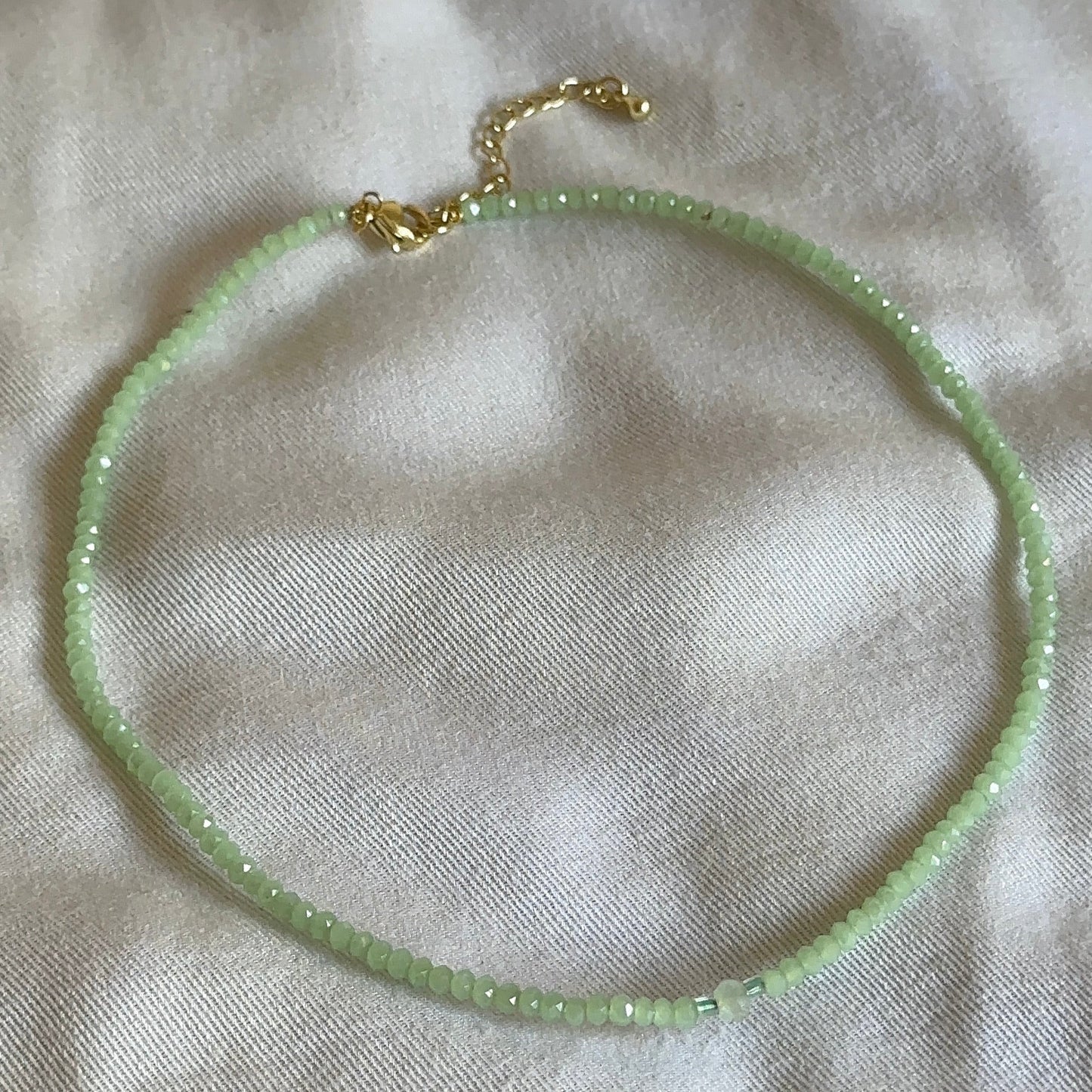 Collar Verde agua