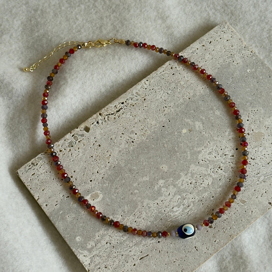 Collar Ojo Turco azul