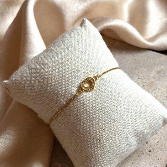 Pulsera Corazón con Circones