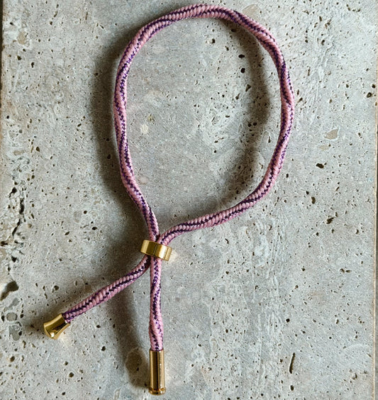 Pulsera Rosa Ajustable