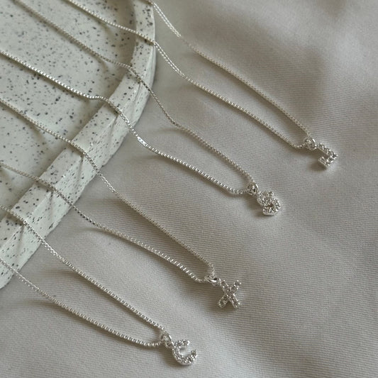 Collar Inicial Plata 925