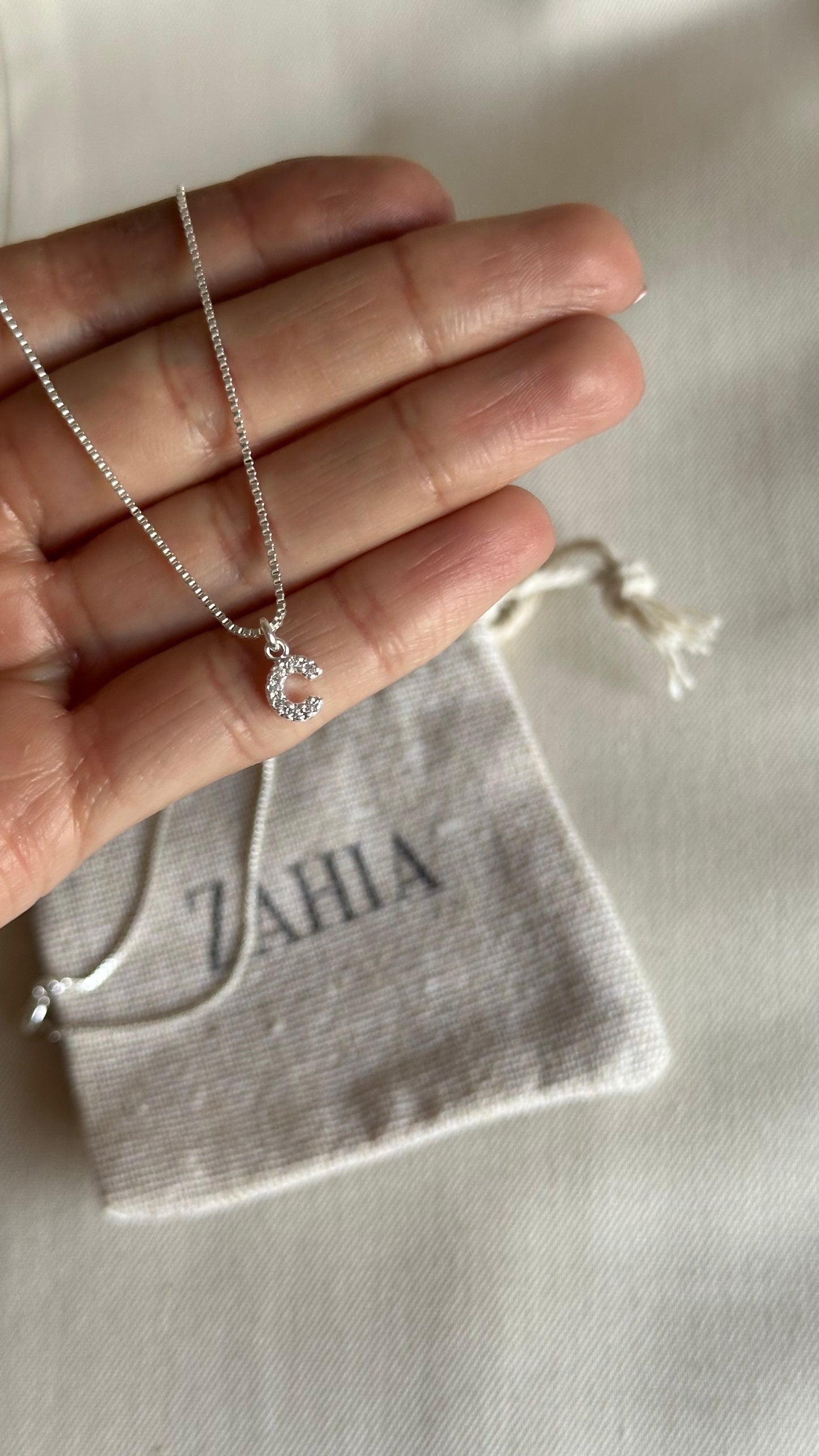 Collar Inicial Plata 925