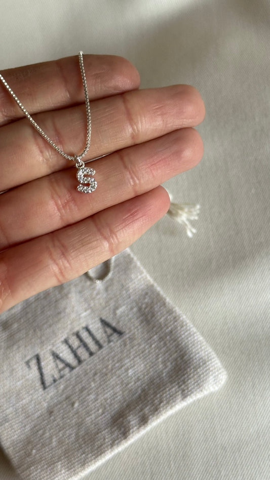 Collar Inicial Plata 925
