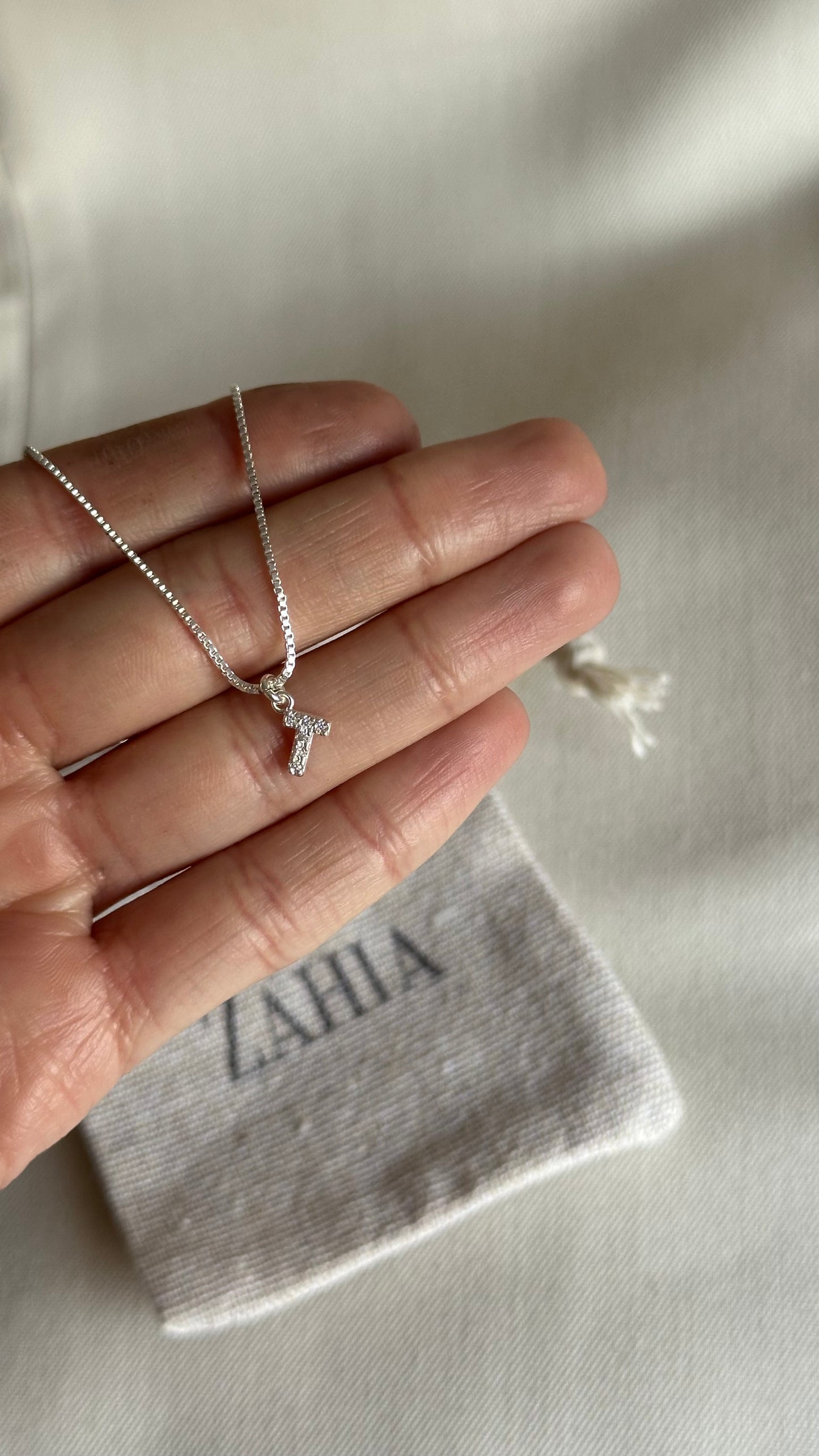 Collar Inicial Plata 925