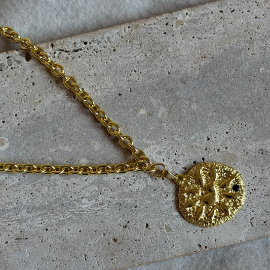 Collar Medallón Oro