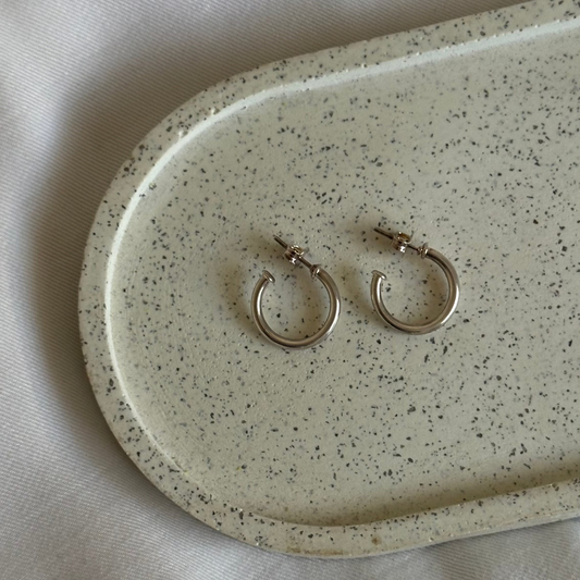 Argollas Simple plata