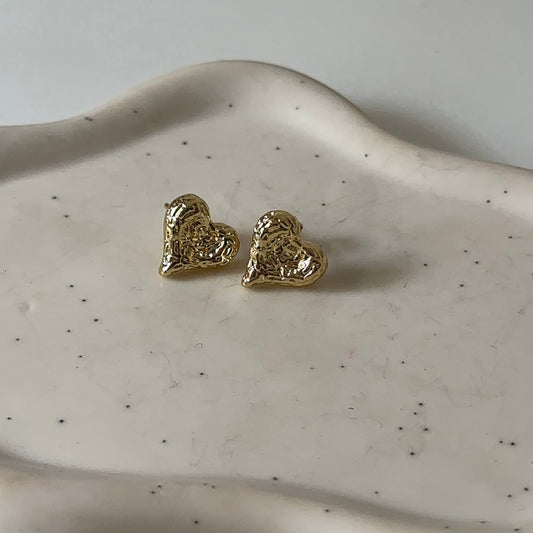 Aros corazón pequeño