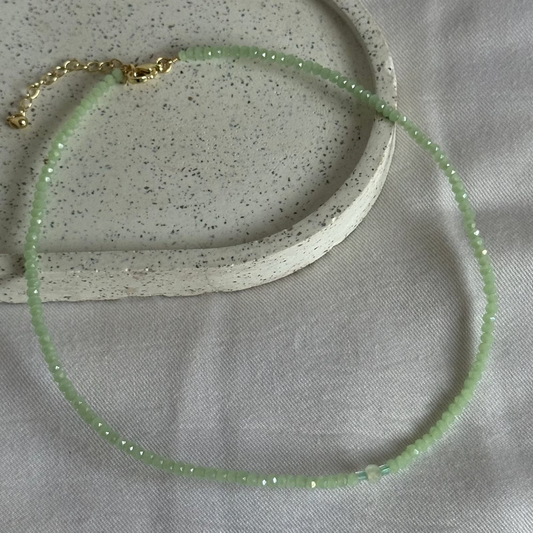 Collar Verde agua