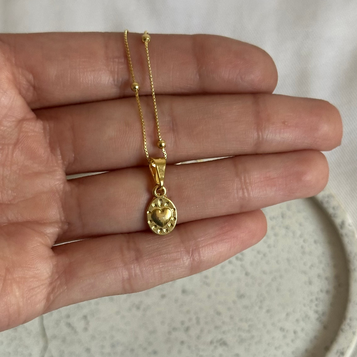 Collar Corazón Little