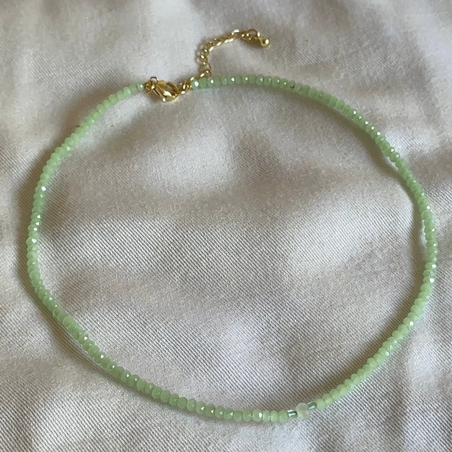 Collar Verde agua