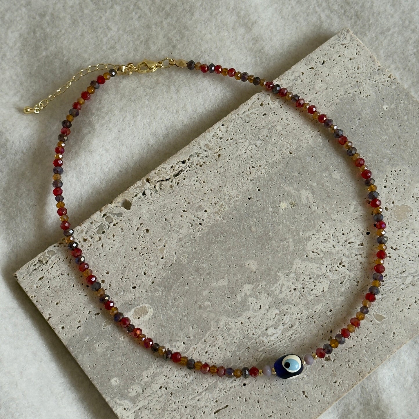 Collar Ojo Turco azul