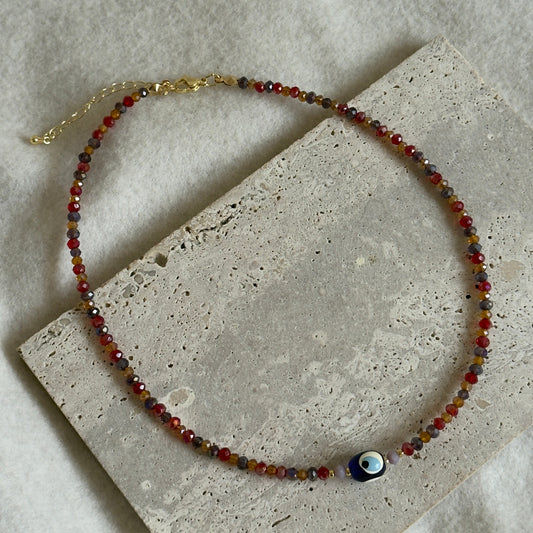 Collar Ojo Turco azul