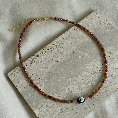 Collar Ojo Turco azul