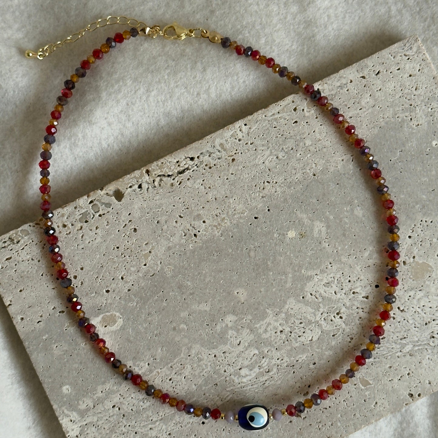 Collar Ojo Turco azul