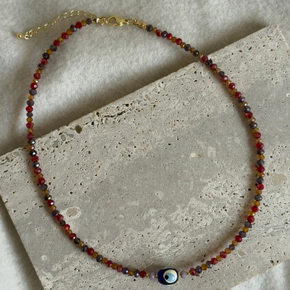 Collar Ojo Turco azul