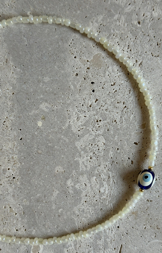Collar ojo Turco azul