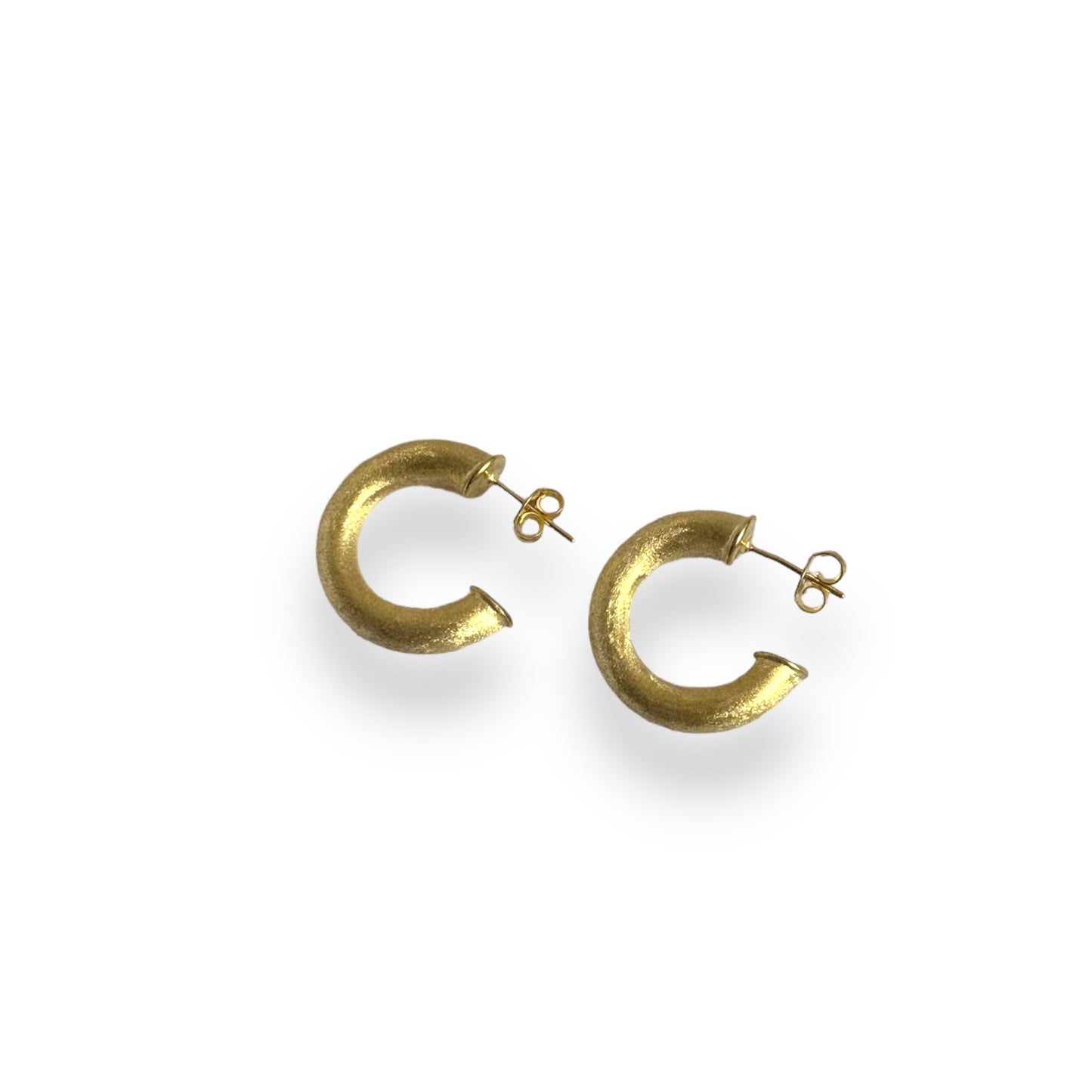 Argolla Prie 23mm Mate Enchape en Oro y Plata 925